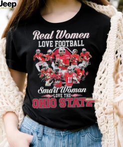 Real women love football smart women love the Ohio State Buckeyes signatures 2023 shirt