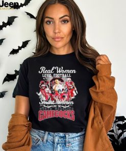 Real women love football smart women love the South Carolina Gamecocks NCAA shirt