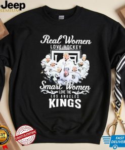 Real women love hockey smart women love the Los Angeles Kings signatures shirt