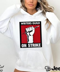 Rebekah Entralgo Writers Guild On Strike Shirt