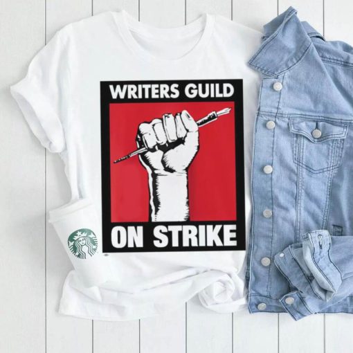 Rebekah Entralgo Writers guild on strike t shirt