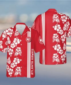 Red Aloha NBA Atlanta Hawks Hawaiian Shirt