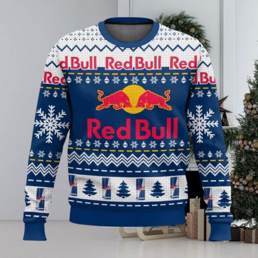 Red Bull Energy Drink Ugly Christmas Sweater 2023 Christmas Gift 3D Sweater