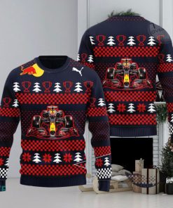 Red Bull Racing F1 3D Ugly Christmas Sweater Christmas Gift Men And Women 2023 Sweater