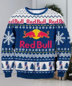 Red Bull Racing Printed Casual Ugly Christmas Sweater, Gift for Christmas Holiday