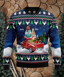 Red Car Dog Owner Merry Xmas Ugly Christmas Sweater Men And Women Christmas Gift