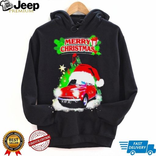 Red Fiat 500 For Christmas Shirt
