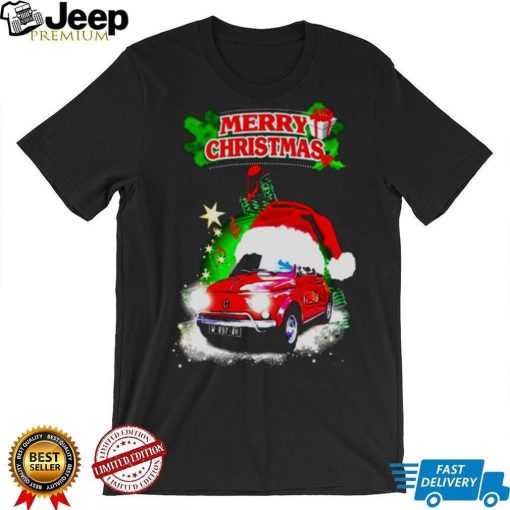 Red Fiat 500 For Christmas shirt