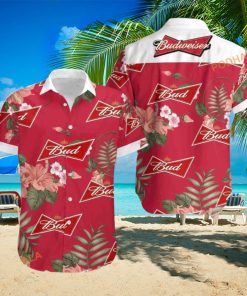 Red Hibiscus Flower Aloha hawaiian Shirt