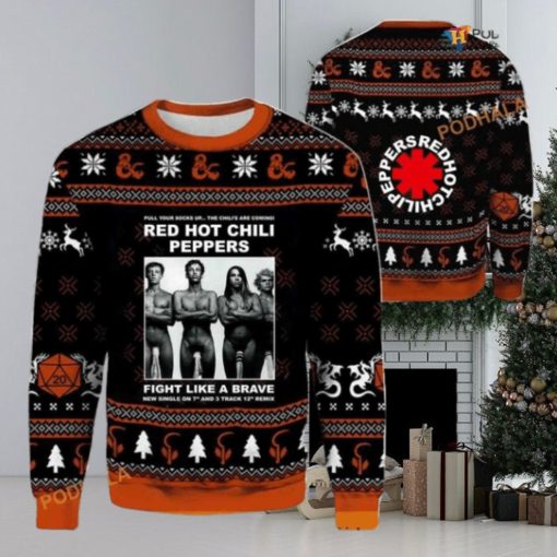 Red Hot Chili Peppers 2023 3D Sweater, Friends Christmas Sweater