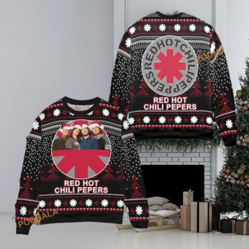 Red Hot Chili Peppers 3D Ugly Christmas Sweater, Funny Sweater