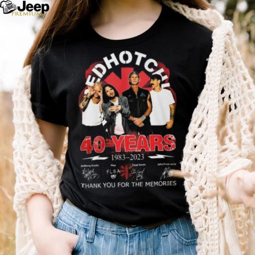 Red Hot Chili Peppers 40 Years Of 1983 2023 T Shirt