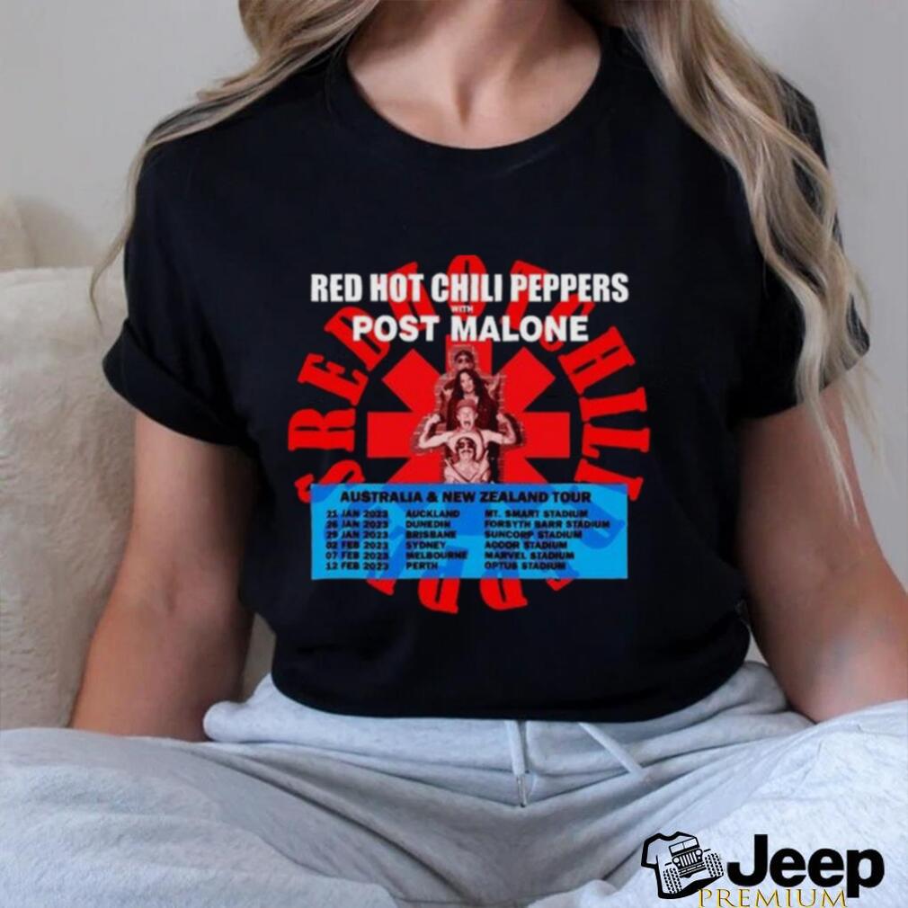 Red Hot Chili Peppers Australia Tour 2023 and New Zealand T Shirt