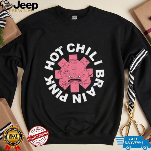 Red Hot Chili Peppers X Pink hot chili brain shirt