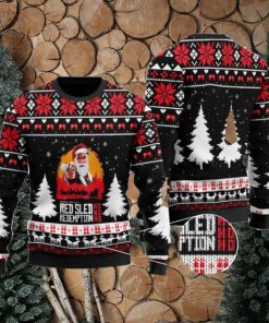 Red Sled Redemption Ugly Christmas Sweater, Gift For Christmas, Gift For Christmas