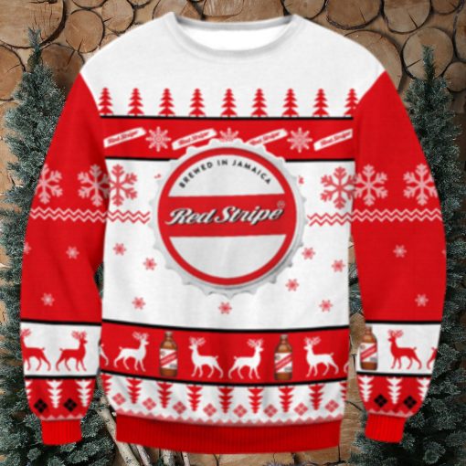 Red Stripe Beer Ugly Sweater