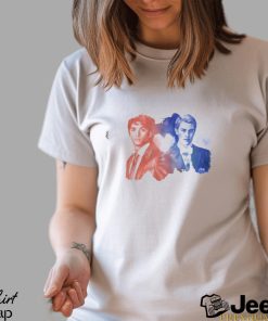 Red white and royal blue Alex and Henry shirt