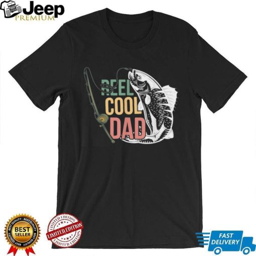 Reel Cool Dad Father’s Day Fisherman Fishing Vintage T Shirt