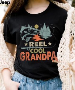 Reel Cool Grandpa Fishing Lover Vintage Father’s Day Short Sleeve T shirt