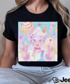 Refrainbow Unicorn Boy Cut And Sew Wide shirt