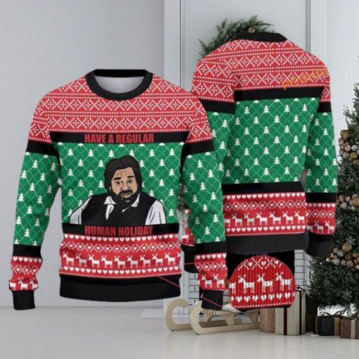 Regular Human Holiday All Over Print Cute Ugly Christmas Sweater