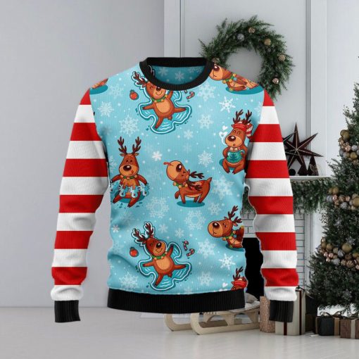 Reindeer Cute Ugly Christmas Sweater Gift Men Women