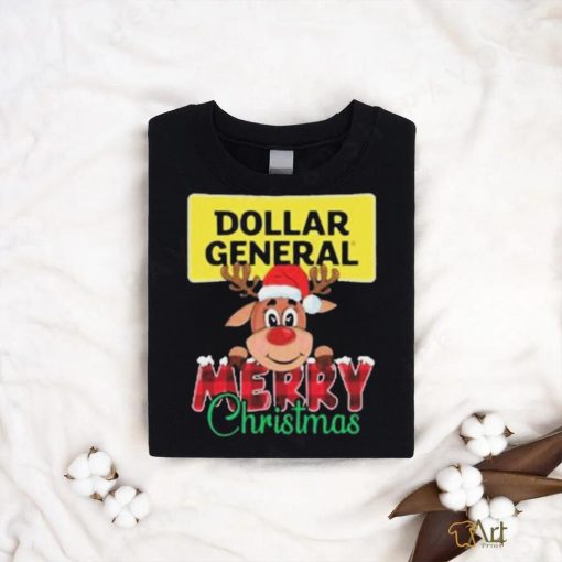 Reindeer Santa Dollar General Merry Christmas 2023 t shirt