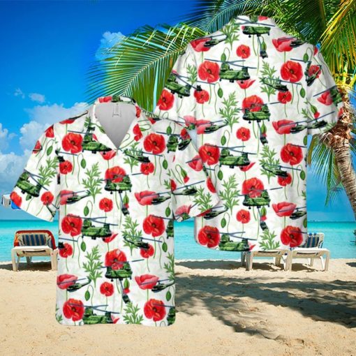 Remembering Vietnam War ANZACS Helicopters and Chinooks Hawaiian Shirt Summner Vacation Shirt