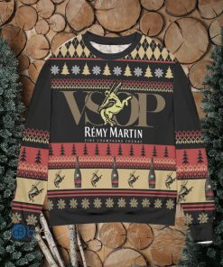 Remy Martin Cognac Snowflake & Pine Tree Pattern Ugly Christmas Sweater Christmas Gift For Men And Women