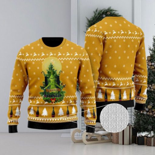 Remy Martin Grinch Snowflakes Pattenr 2023 Holiday Ugly Sweater