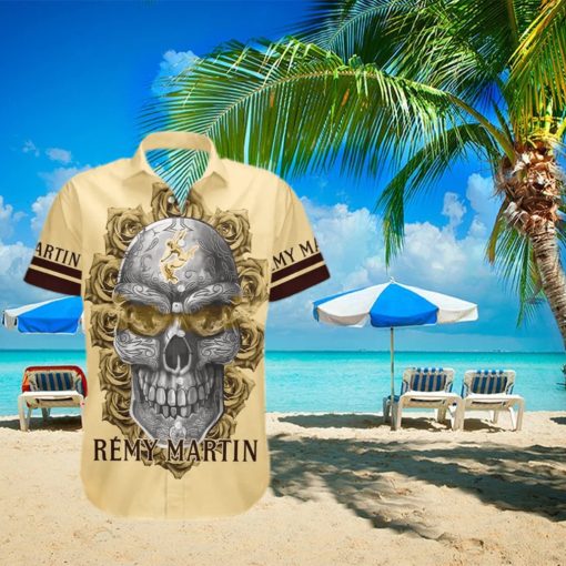 Remy Martin Skull Rose Special Hawaiian Shirt