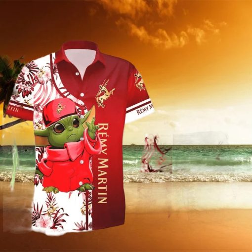 Remy Martin Yoda Hawaiian Shirt And Shorts Gift Hawaiian Tropical Beach