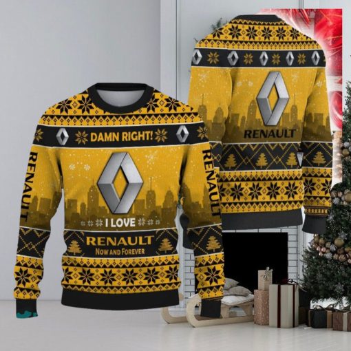 Renault Car Lovers Ugly Xmas 3D Sweater Gift For Men And Women