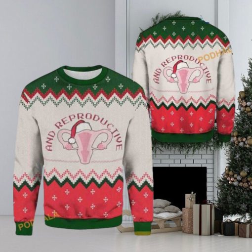 Reproductive Rights Matching Ugly Christmas Sweater Funniest Ugly Christmas Sweater 600×600