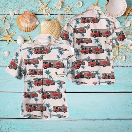 Request New Shirt Fire Truck Hawaiian Shirt