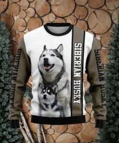 Rescued Siberian Husky Dog Lover Ugly Christmas Sweater