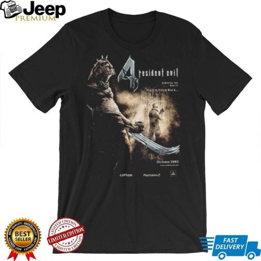 Resident Evil 4 Survival 101 watch your back shirt