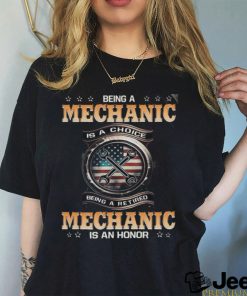 Retired Mechanic T Shirt