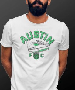 Retro Brand Youth Austin FC Vintage Stadium White T Shirt