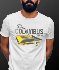 Retro Brand Youth Columbus Crew Vintage Stadium White T Shirt