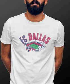 Retro Brand Youth FC Dallas Vintage Stadium White T Shirt