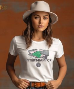 Retro Brand Youth Inter Miami CF Vintage Stadium White T Shirt