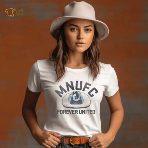 Retro Brand Youth Minnesota United FC Vintage Stadium White T Shirt