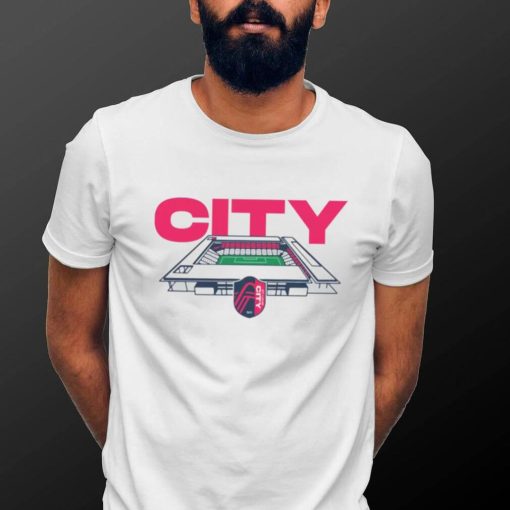 Retro Brand Youth St. Louis City SC Vintage Stadium White T Shirt