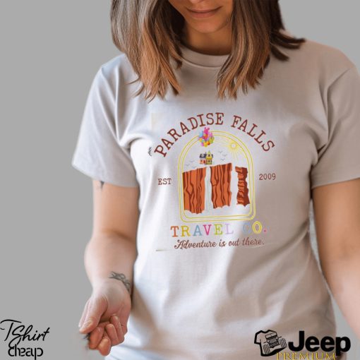 Retro Disney Up Paradise Falls Est 2009 Travel Co Adventure Shirt