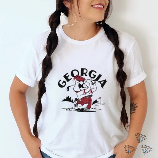 Retro Georgia Bulldogs Golf Shirt