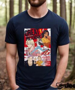 Retro Great Pretender Main Characters Spread Anime shirt