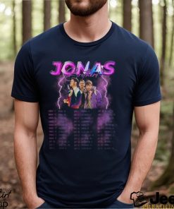 Retro Jonas Brothers Tour Setlists 2023 T Shirt, Jonas Brothers Ticket Price Shirt, Nick Joe Kevin Jonas T Shirt, Five Albums One Night Tour Merch