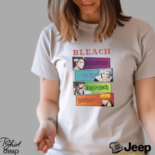 Retro Main Roles Bleach Anime shirt