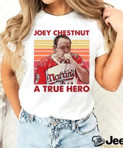 Retro Meme Joey Chestnut Eating A True Hero Unisex T Shirt